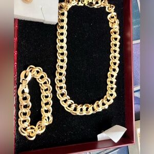 Gold plated Jewerly set. New